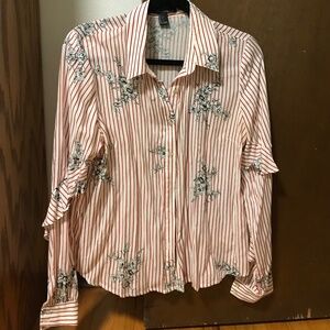 Striped flowers Shirt